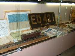 アプト式機関車ED42のプレート